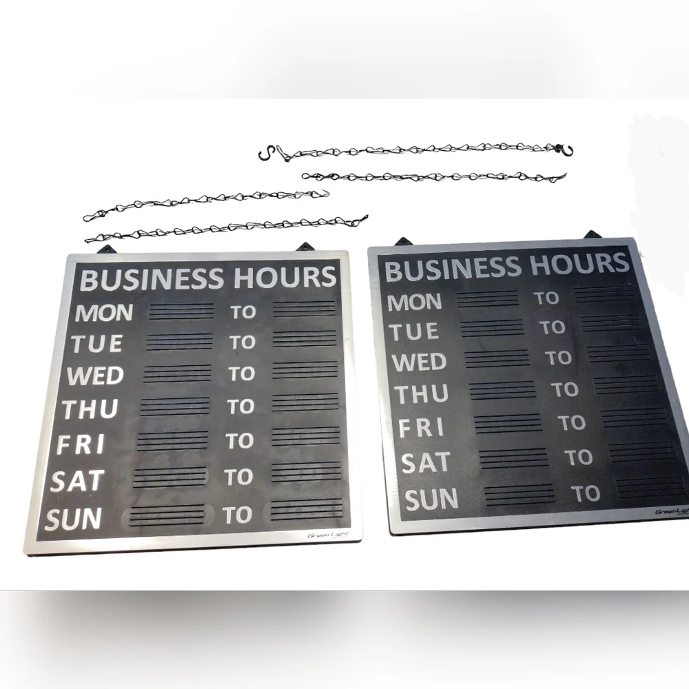 Business Hours Sign Bundle